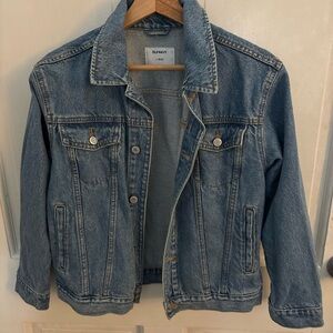 Old Navy Kids Light Blue Oversized Denim Jacket, 10-12